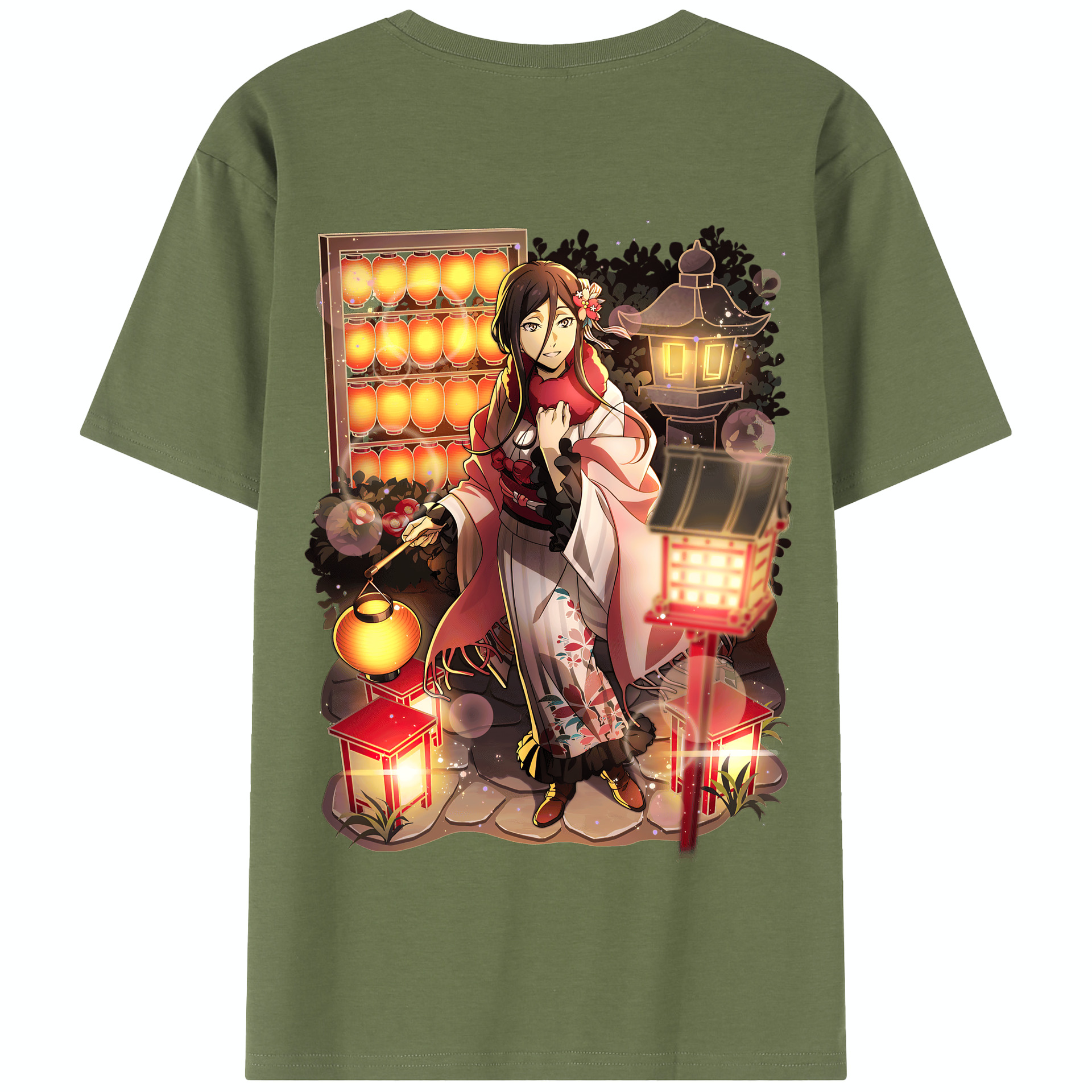 （画像用） 文豪ストレイドッグス Bungo Stray Dogs 綿100％半袖Tシャツ（背面プリント）
